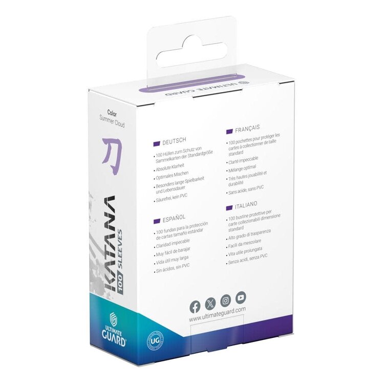 Ultimate Guard Ultimate Guard: Katana Summer Cloud (100 Standard Size Sleeves)