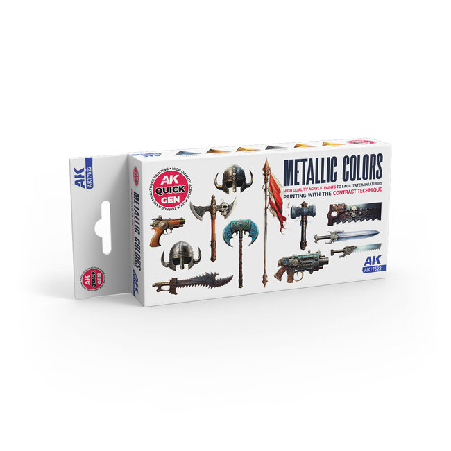 AK Interactive AK Interactive: Quick Gen Set - Metallics