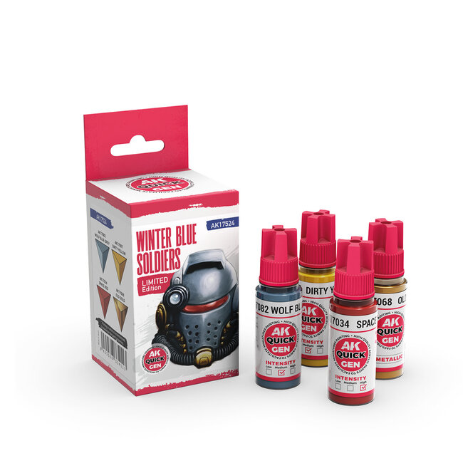 AK Interactive AK Interactive: Quick Gen Set - Winter Blue Soldiers
