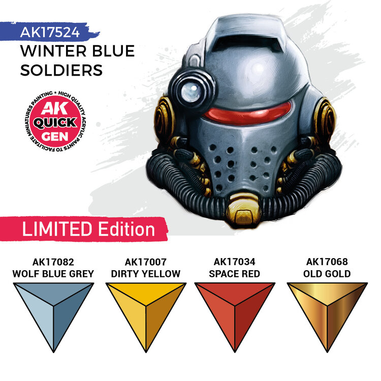 AK Interactive AK Interactive: Quick Gen Set - Winter Blue Soldiers