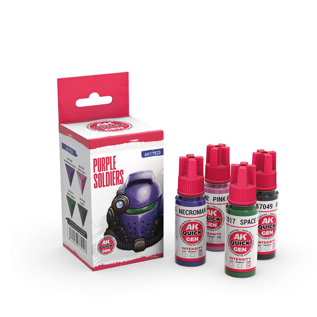 AK Interactive AK Interactive: Quick Gen Set - Purple Soldiers