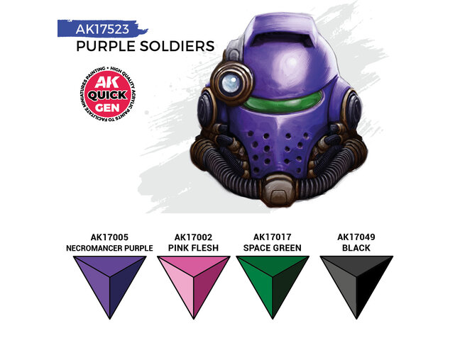 AK Interactive Quick Gen Set - Purple Soldiers