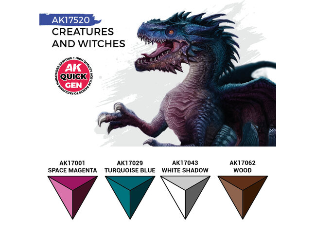 AK Interactive Quick Gen Set - Creatures and Witches