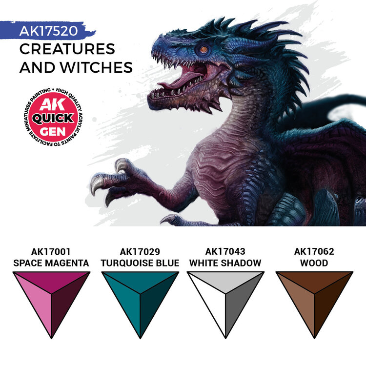 AK Interactive AK Interactive: Quick Gen Set - Creatures and Witches