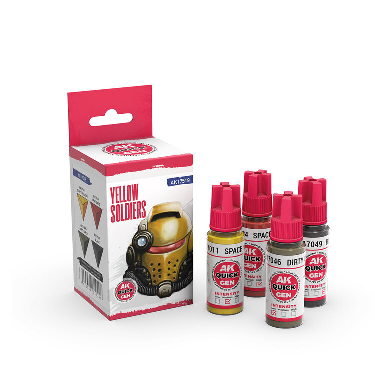 AK Interactive AK Interactive: Quick Gen Set - Yellow Soldiers