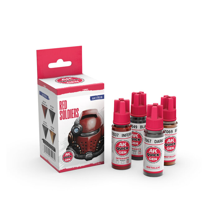 AK Interactive AK Interactive: Quick Gen Set - Red Soldiers