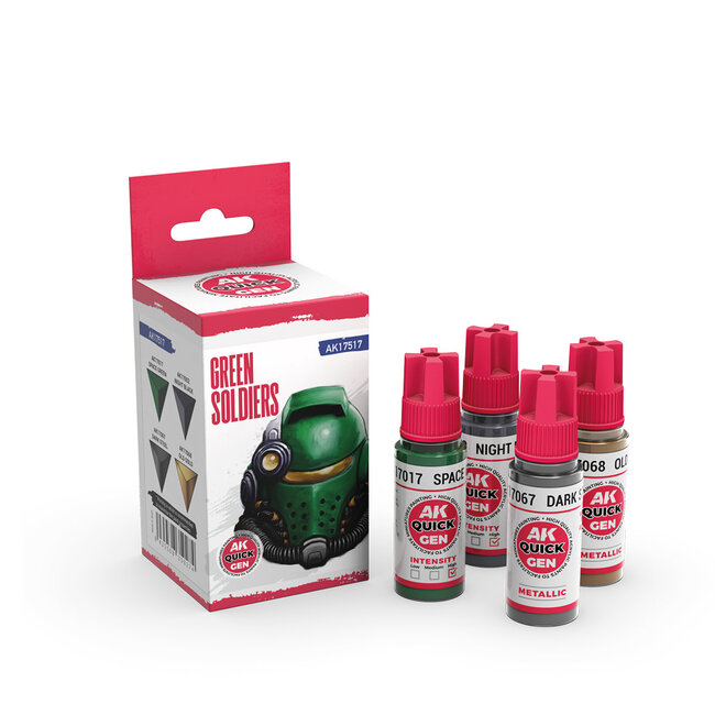 AK Interactive AK Interactive: Quick Gen Set - Green Soldiers