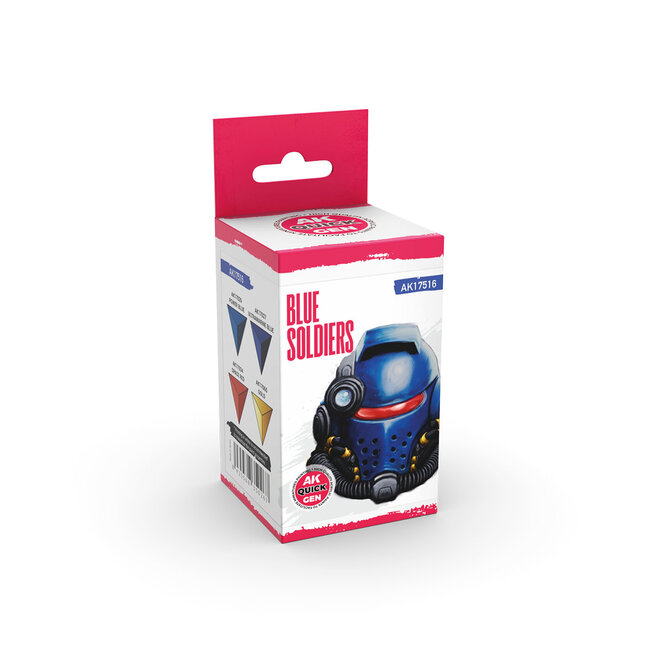 AK Interactive AK Interactive: Quick Gen Set - Blue Soldiers
