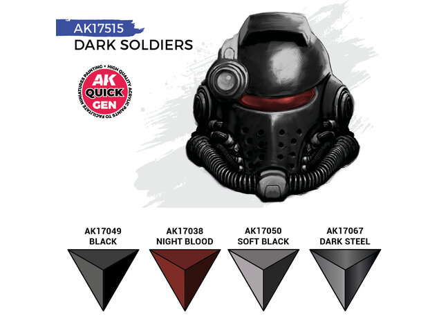 AK Interactive Quick Gen Set - Dark Soldiers