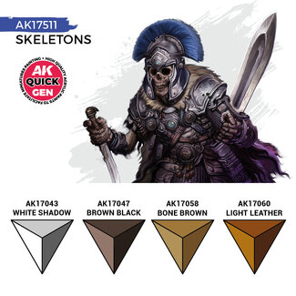 AK Interactive Quick Gen Set - Skeletons