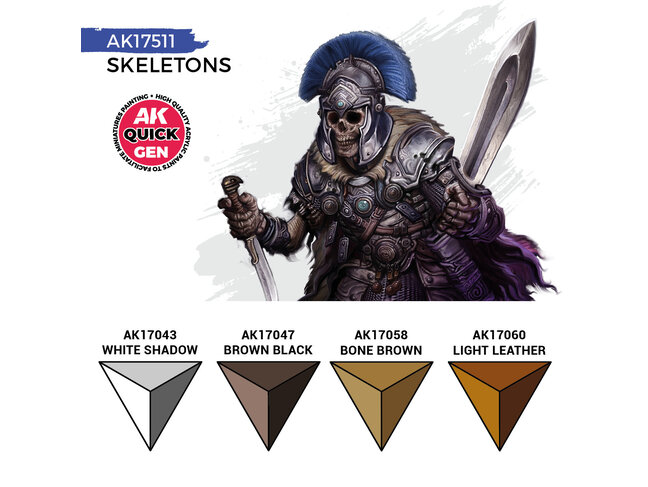 AK Interactive Quick Gen Set - Skeletons