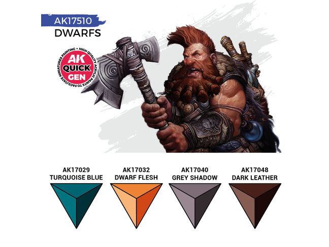 AK Interactive Quick Gen Set - Dwarfs