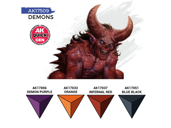 AK Interactive Quick Gen Set - Demons