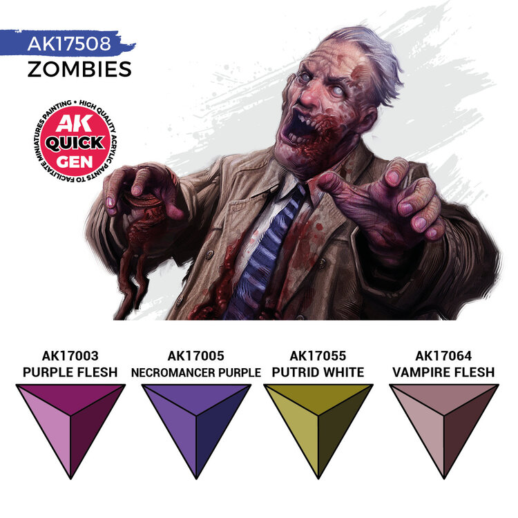 AK Interactive AK Interactive: Quick Gen Set - Zombies