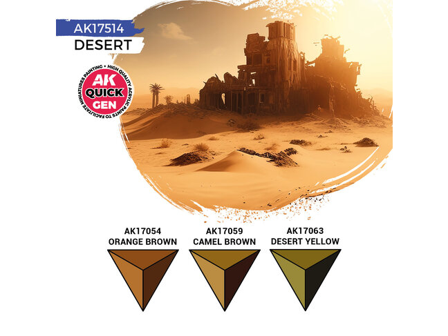 AK Interactive Quick Gen Set - Desert