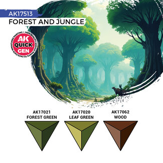 AK Interactive Quick Gen Set - Forest and Jungle