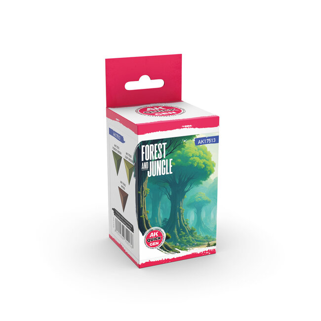 AK Interactive AK Interactive: Quick Gen Set - Forest and Jungle
