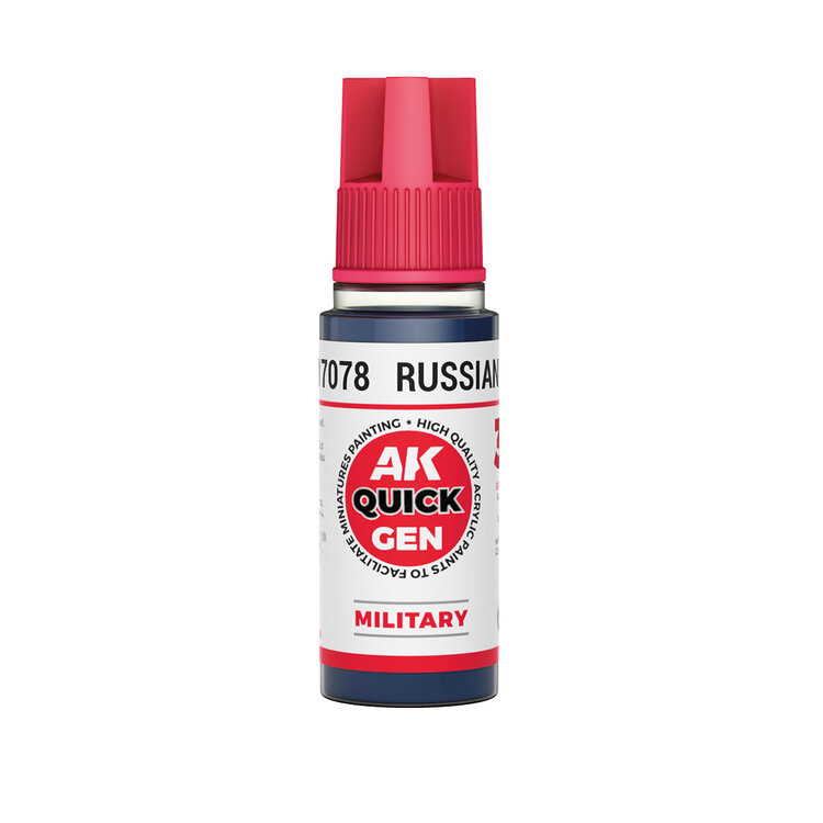 AK Interactive AK Interactive: Quick Gen Color - Military - Russian Blue