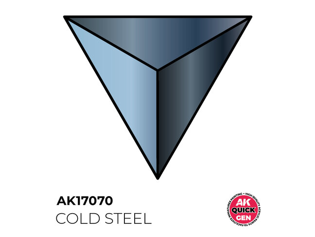 AK Interactive Quick Gen Color - Cold Steel