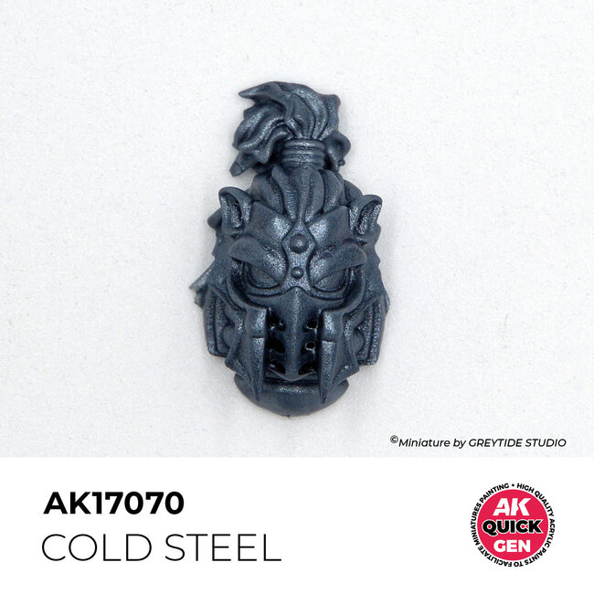 AK Interactive AK Interactive: Quick Gen Color - Metallic - Cold Steel
