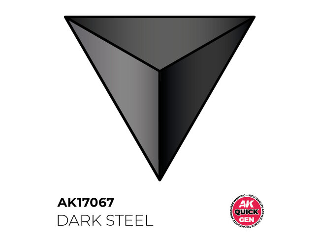 AK Interactive Quick Gen Color - Dark Steel