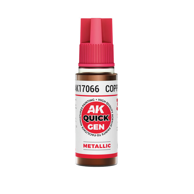 AK Interactive AK Interactive: Quick Gen Color - Metallic - Copper