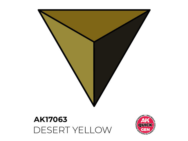 AK Interactive Quick Gen Color - Desert Yellow