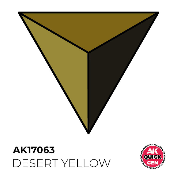 AK Interactive AK Interactive: Quick Gen Color - Desert Yellow