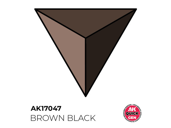 AK Interactive Quick Gen Color - Brown Black
