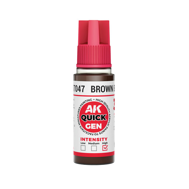 AK Interactive AK Interactive: Quick Gen Color - Brown Black