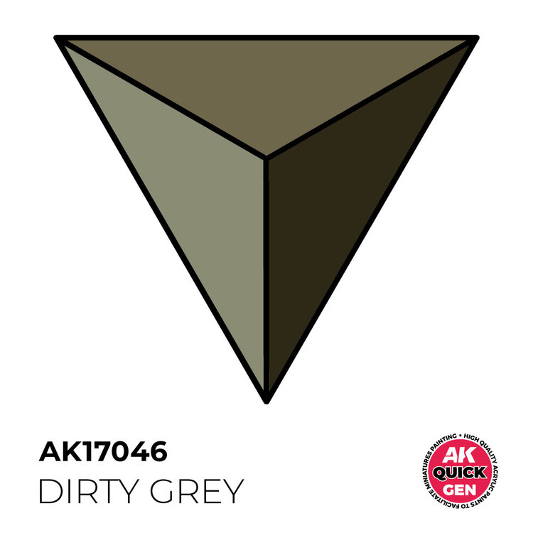 AK Interactive AK Interactive: Quick Gen Color - Dirty Grey