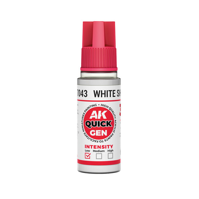 AK Interactive AK Interactive: Quick Gen Color - White Shadow