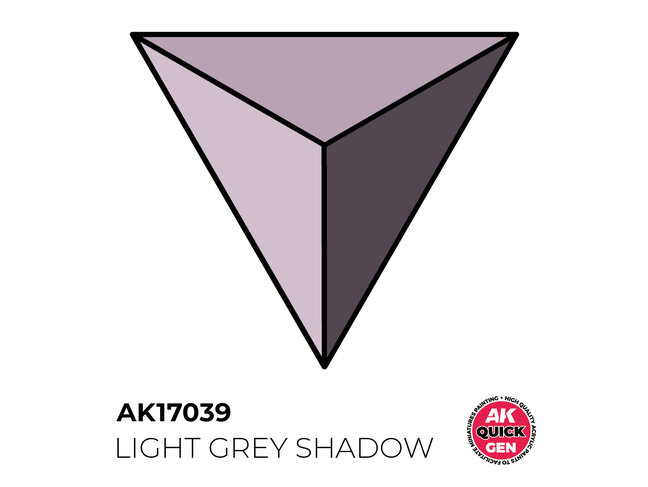 AK Interactive Quick Gen Color - Light Grey Shadow