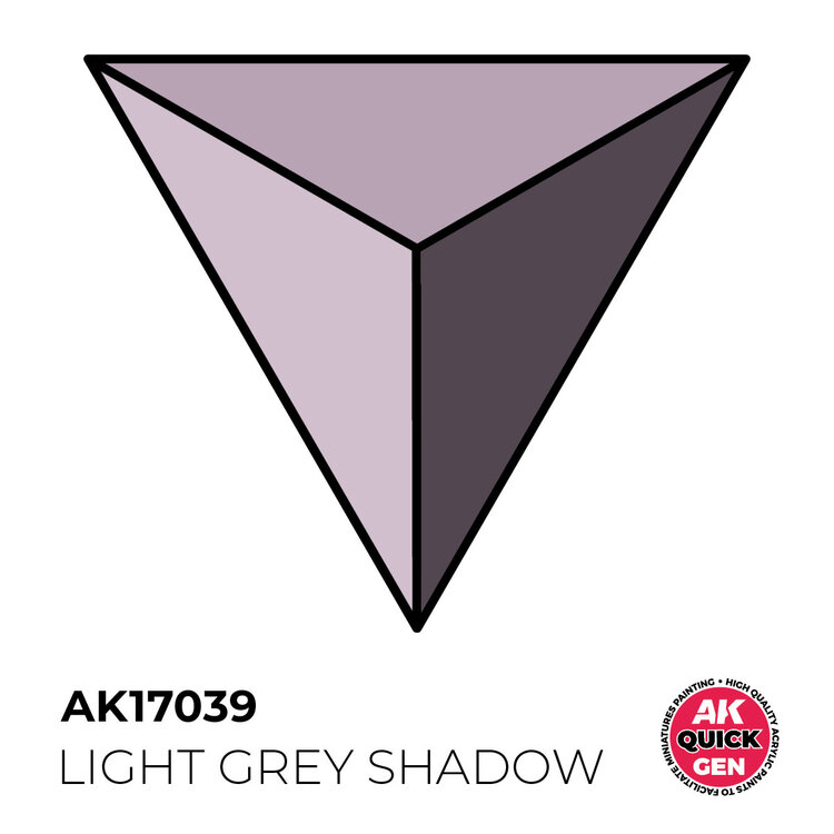 AK Interactive AK Interactive: Quick Gen Color - Light Grey Shadow