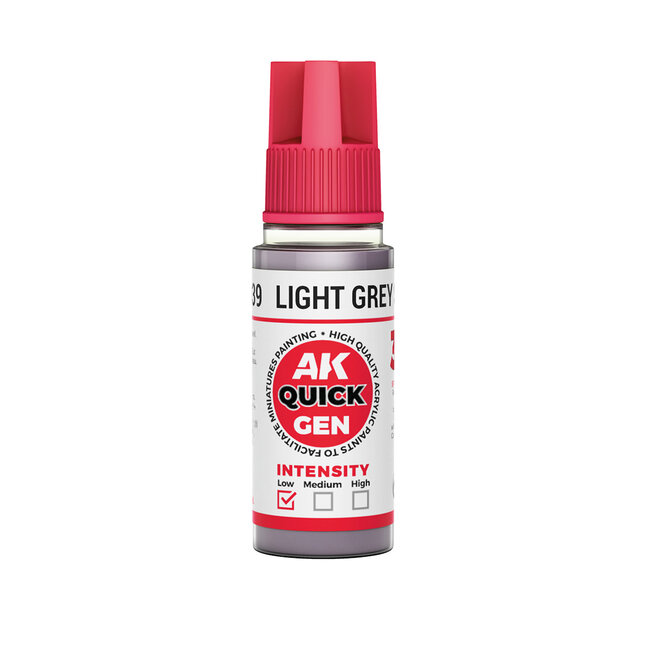 AK Interactive AK Interactive: Quick Gen Color - Light Grey Shadow