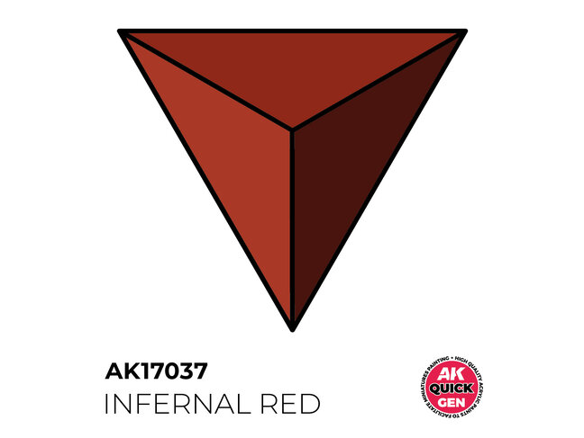AK Interactive Quick Gen Color - Infernal Red