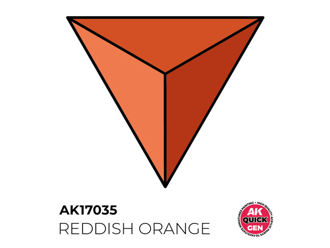 AK Interactive Quick Gen Color - Reddish Orange