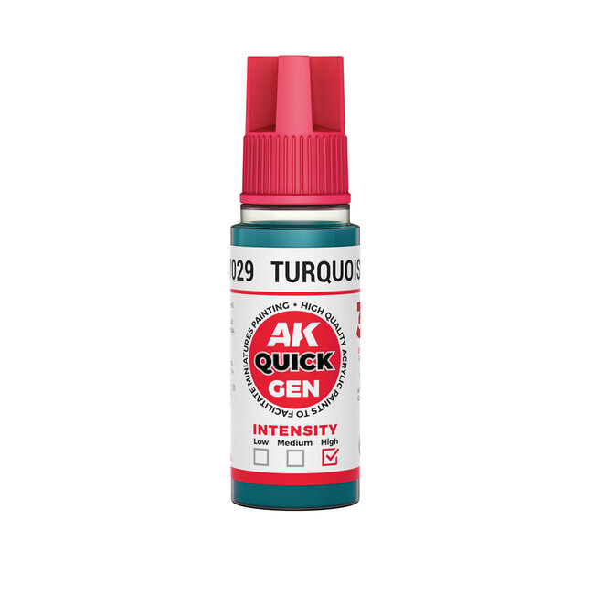 AK Interactive AK Interactive: Quick Gen Color - Turquoise Blue
