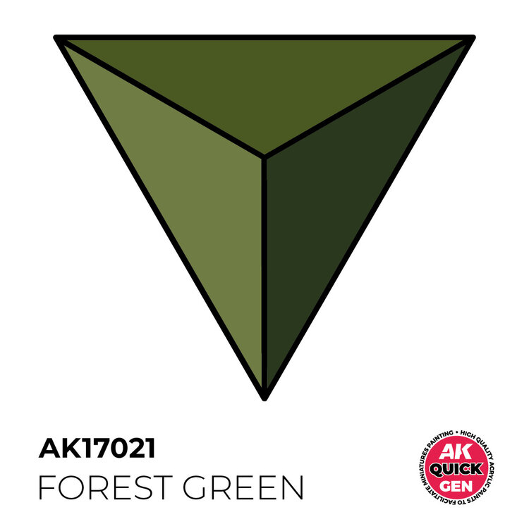 AK Interactive AK Interactive: Quick Gen Color - Forest Green