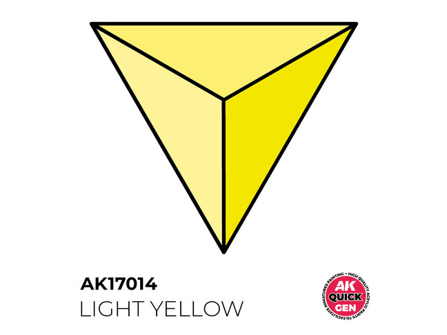 AK Interactive Quick Gen Color - Light Yellow
