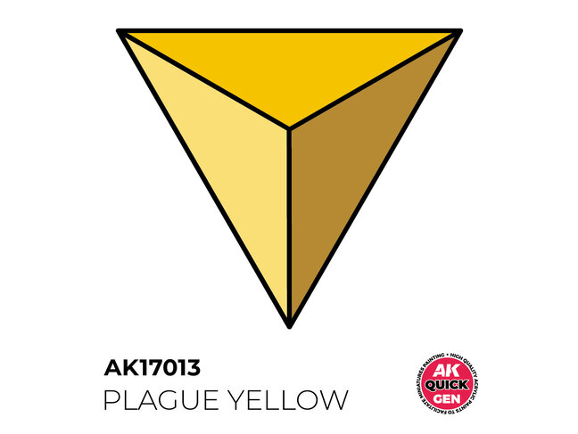 AK Interactive Quick Gen Color - Plague Yellow