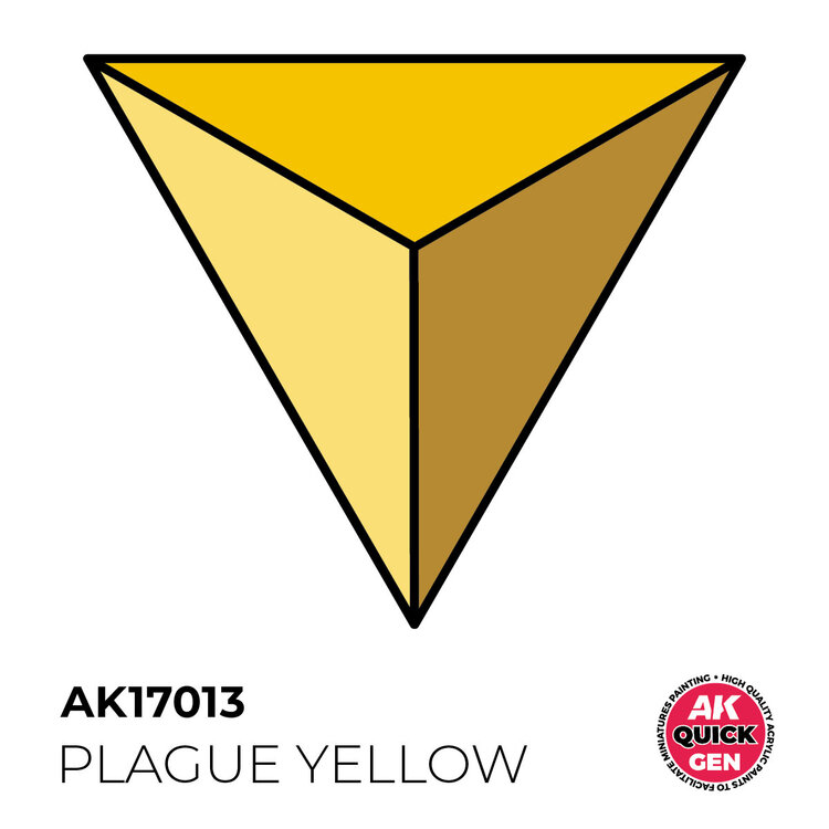 AK Interactive AK Interactive: Quick Gen Color - Plague Yellow