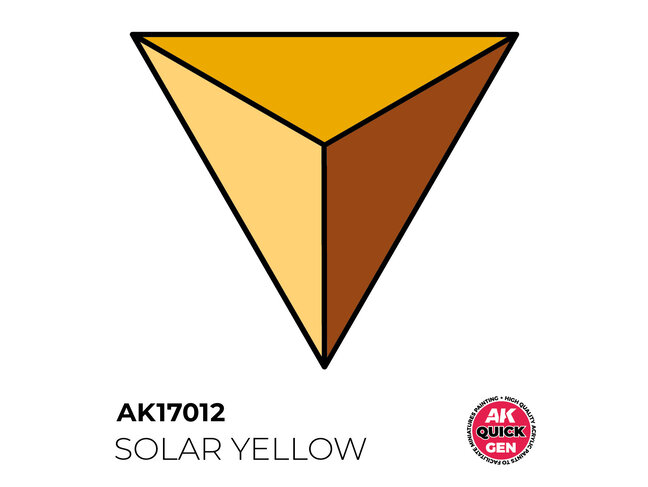 AK Interactive Quick Gen Color - Solar Yellow