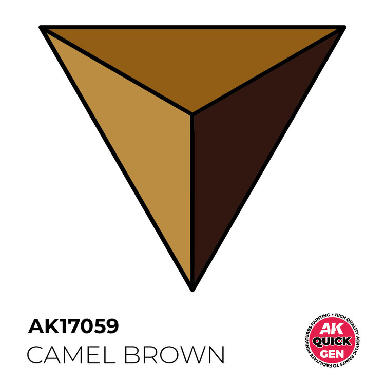 AK Interactive AK Interactive: Quick Gen Color - Camel Brown