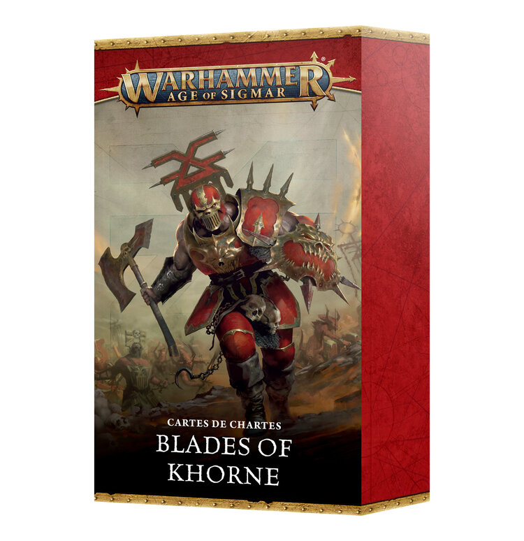 Games Workshop Warhammer Warhammer Age of Sigmar - Warscroll Cards: Baldes of Khorne (fr)