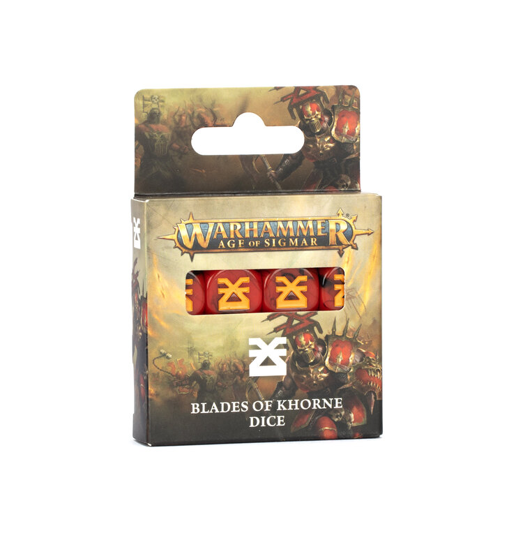 Games Workshop Warhammer Warhammer Age of Sigmar - Dice Set: Blades of Khorne