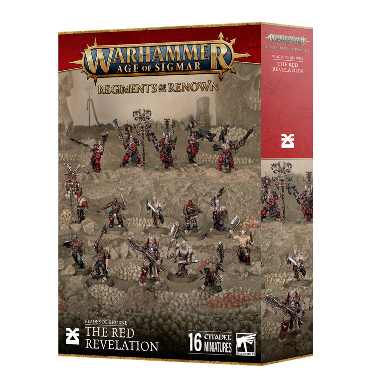 Games Workshop Warhammer Warhammer Age of Sigmar - Blades of Khorne - Regiments of Renown: The Red Revelation