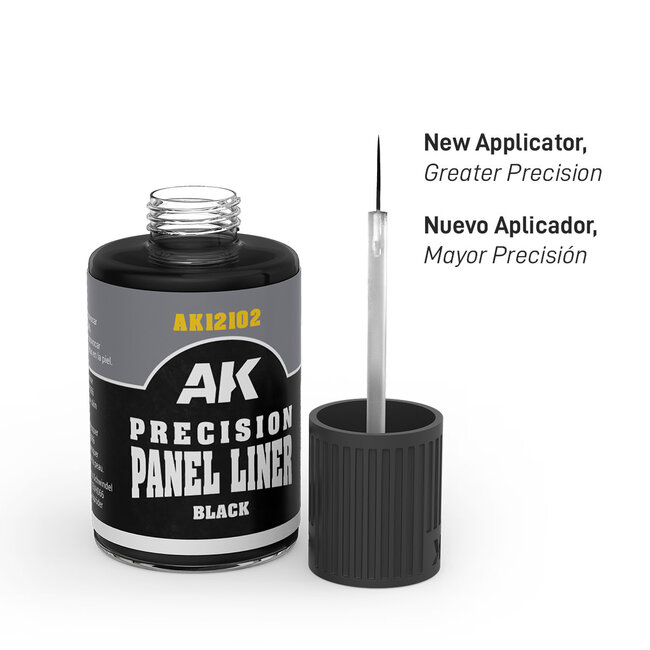 AK Interactive AK Interactive: Precision Panel Liner - Black