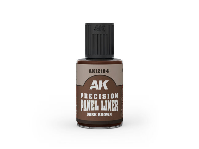 AK Interactive Precision Panel Liner - Dark Brown