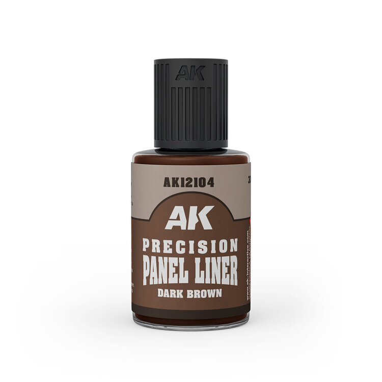 AK Interactive AK Interactive: Precision Panel Liner - Dark Brown